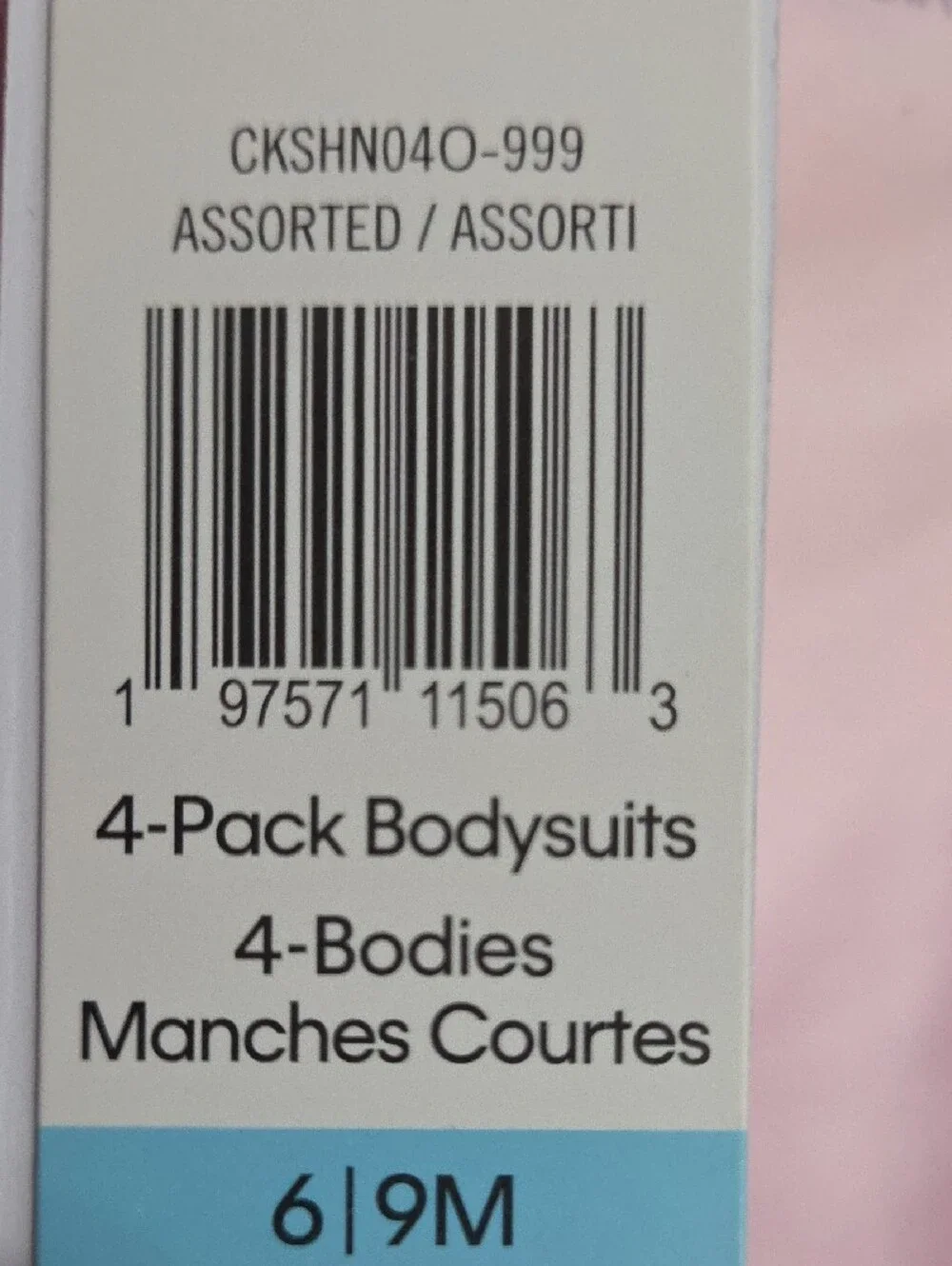 Calvin Klein 4-Pack Baby Girls' Pink Logo One-Piece Bodysuits